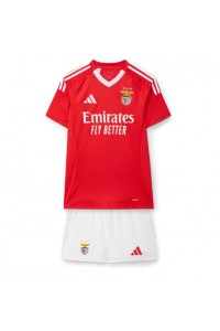 Benfica Jalkapallovaatteet Lasten Kotipeliasu 2024-25 Lyhythihainen (+ Lyhyet housut)